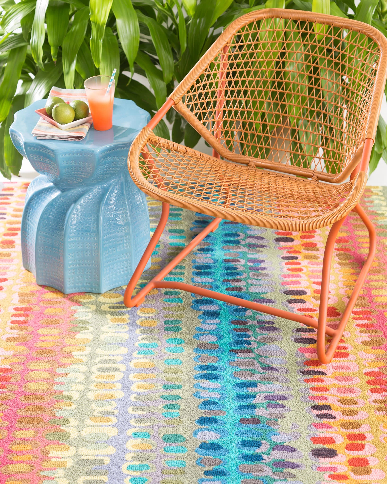 paint chip hand micro hooked wool rug | multi paint chip hand micro hooked wool rug | multi