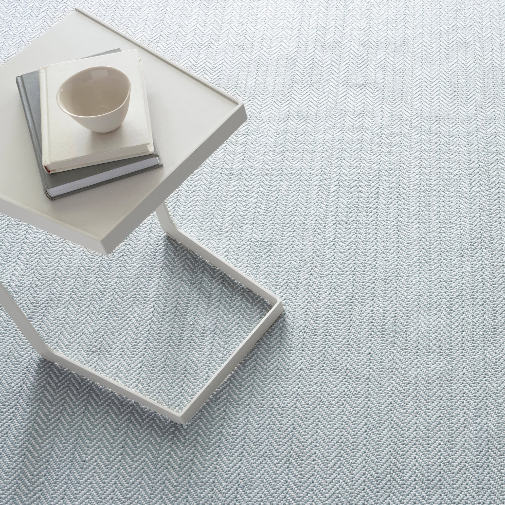 herringbone handwoven indoor/outdoor rug | light blue/ivory herringbone handwoven indoor/outdoor rug | light blue/ivory
