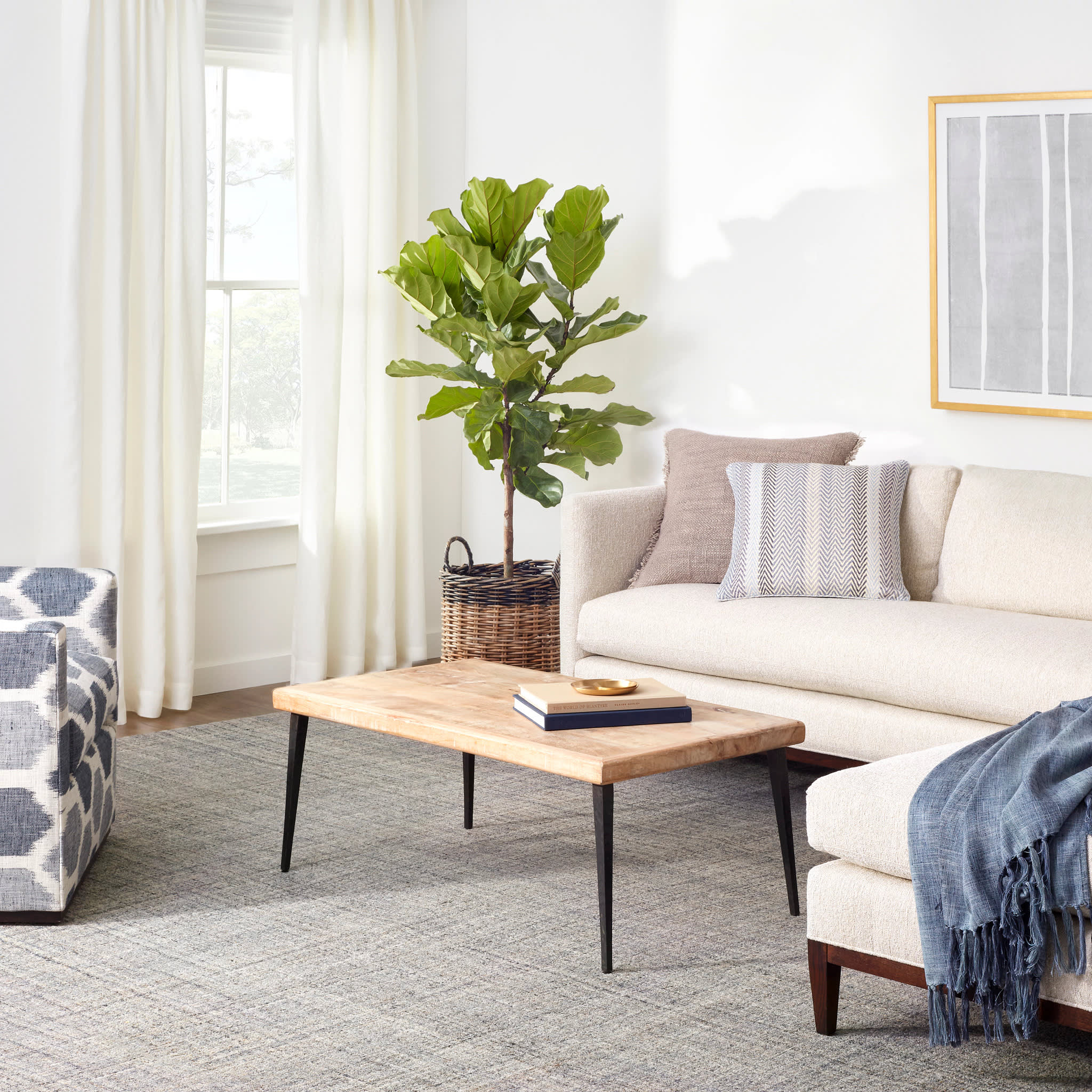 harris hand micro hooked wool rug | blue/brown harris hand micro hooked wool rug | blue/brown