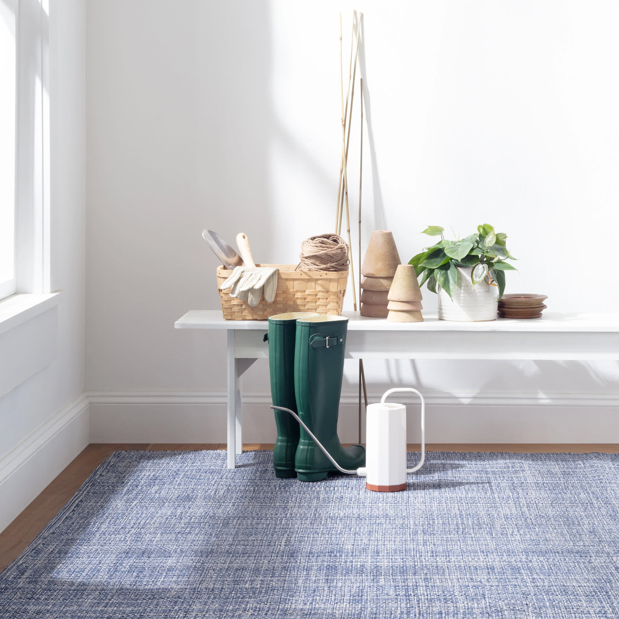 fusion handwoven indoor/outdoor rug | blue fusion handwoven indoor/outdoor rug | blue