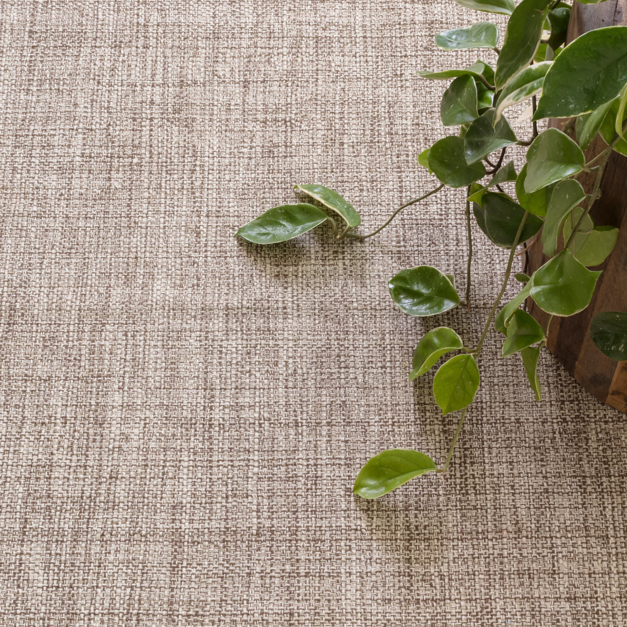 marled handwoven cotton rug | brown marled handwoven cotton rug | brown